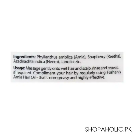 forhan's amla gentle daily care herbal shampoo, with neem & reetha extract, 400ml image3