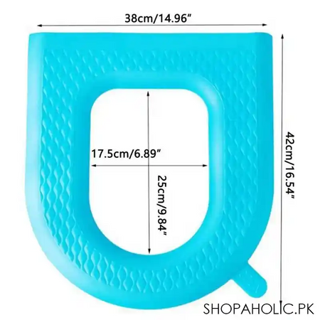 formic non slip washable waterproof toilet commode seat cover image2