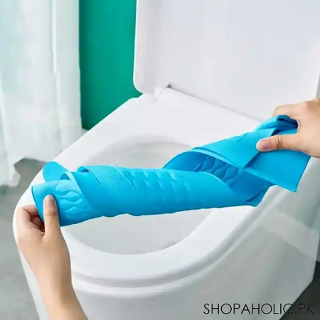 formic non slip washable waterproof toilet commode seat cover image6