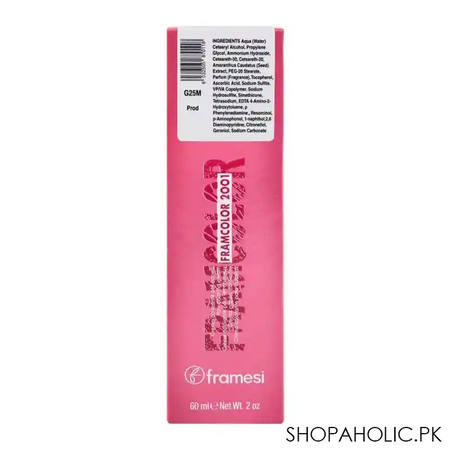 framesi framcolor 2001 hair colouring cream, 2 brown image3
