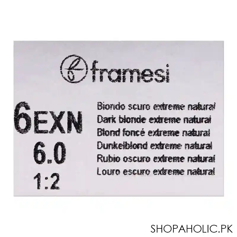 framesi framcolor 2001 hair colouring cream, 6exn dark blonde extreme natural image5
