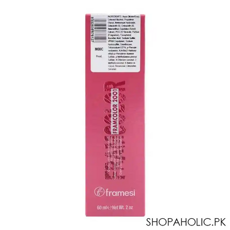 framesi framcolor 2001 hair colouring cream, 6sb dark sandy blonde image3