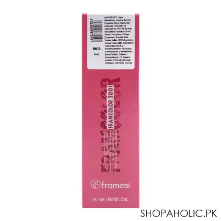 framesi framcolor 2001 hair colouring cream, 6w dark blonde iroko image3