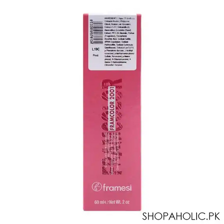 framesi framcolor 2001 hair colouring cream, 7sb medium sandy blonde image3