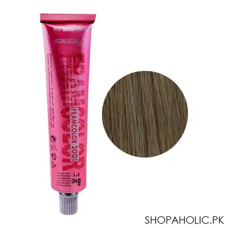 framesi framcolor 2001 hair colouring cream, 8nc light cool blonde main image