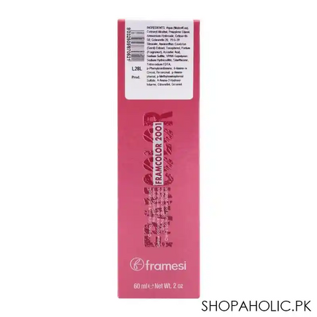 framesi framcolor 2001 hair colouring cream, 9w very light blonde ash image3