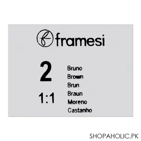 framesi framcolor glamour hair coloring cream, 2 brown image5