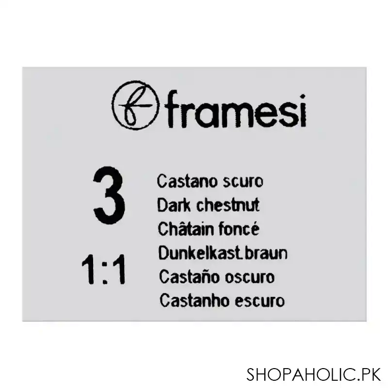 framesi framcolor glamour hair coloring cream, 3 dark chestnut image5