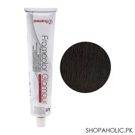 framesi framcolor glamour hair coloring cream, 4.12 medium chestnut natural ash main image