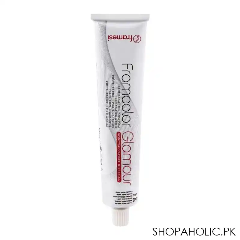 framesi framcolor glamour hair coloring cream, 4.46 medium amber chestnut main image