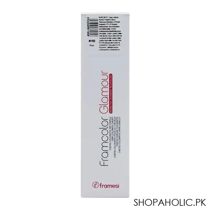 Framesi Framcolor Glamour Hair Coloring Cream, 4 Medium Chestnut - Image 2
