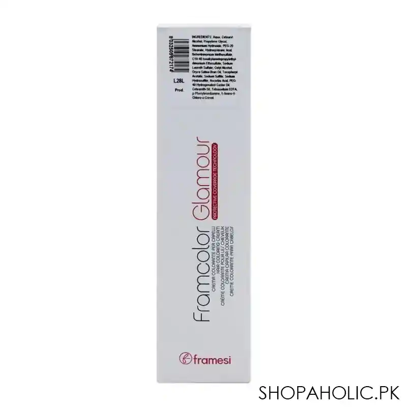 framesi framcolor glamour hair coloring cream, 5.66 light brown intense purple image3