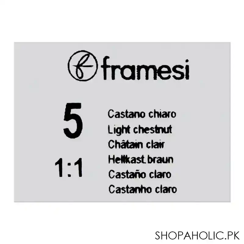framesi framcolor glamour hair coloring cream, 5 light chestnut image5