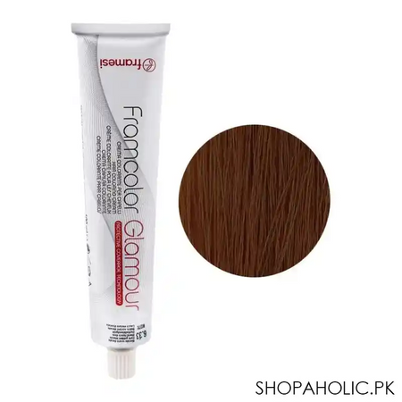 framesi framcolor glamour hair coloring cream, 6.33 dark golden blonde main image