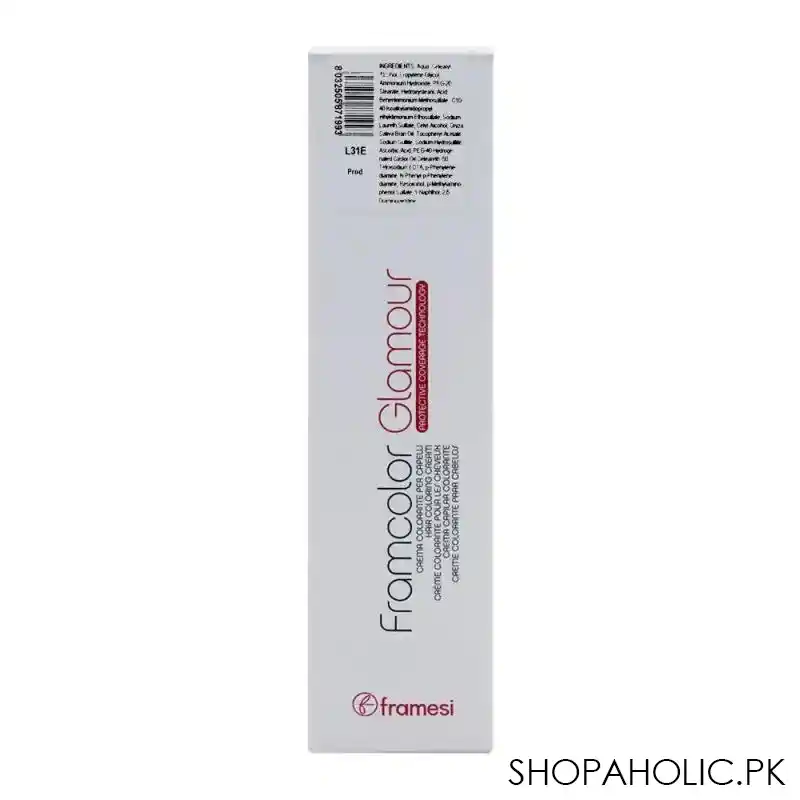 framesi framcolor glamour hair coloring cream, 7.12 medium blonde natural ash image3