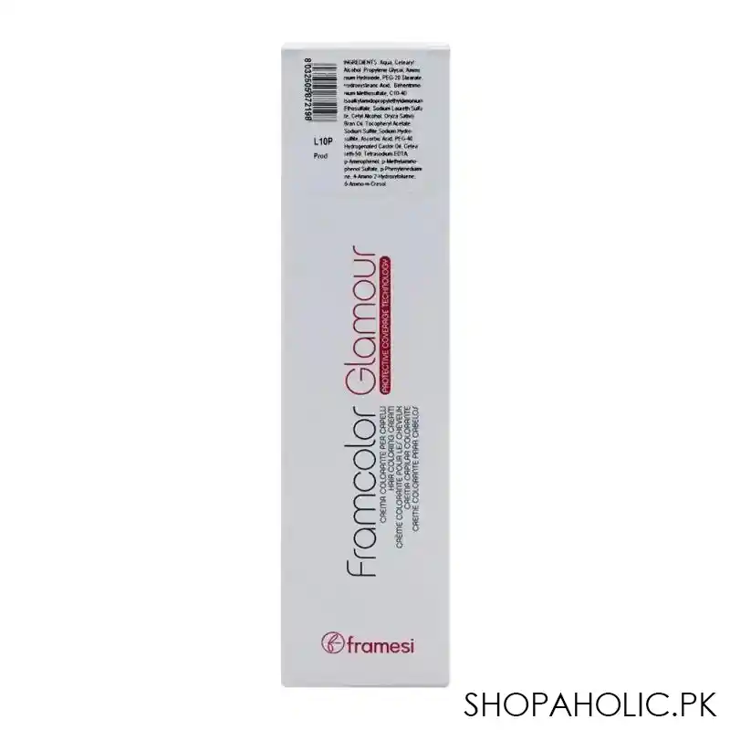 framesi framcolor glamour hair coloring cream, 7.34 medium golden coppery blonde image3