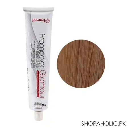 framesi framcolor glamour hair coloring cream, 7.36 sandy medium blond main image