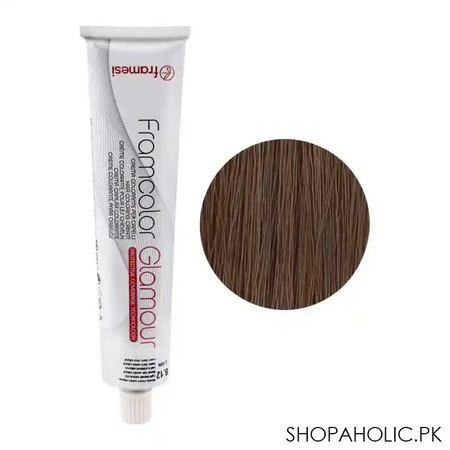 framesi framcolor glamour hair coloring cream, 8.12 light blonde natural ash main image