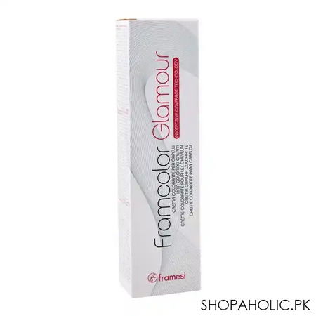 framesi framcolor glamour hair coloring cream, 8.34 light golden coppery blond image2