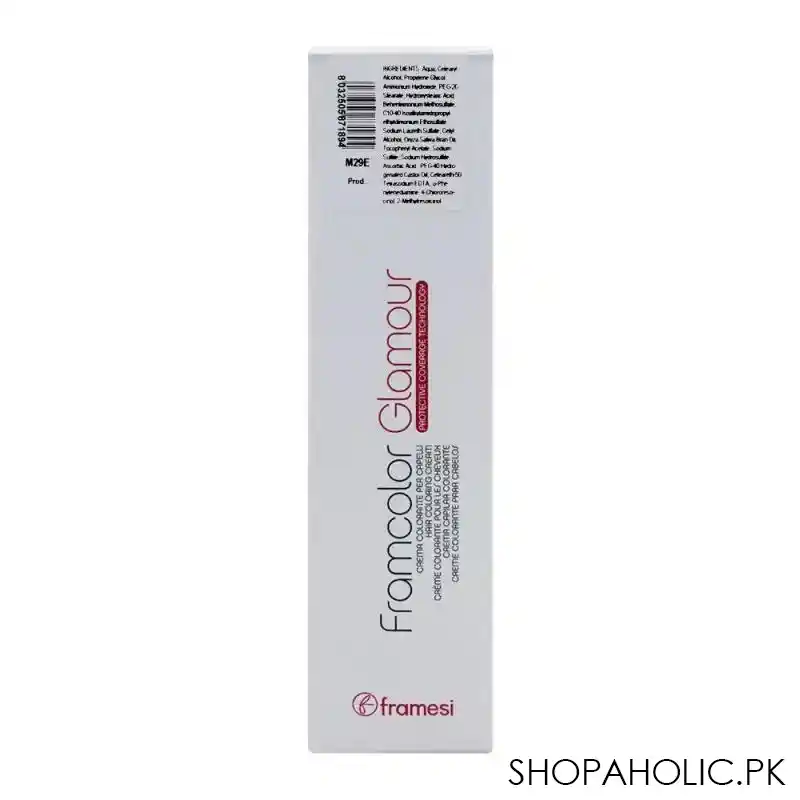 framesi framcolor glamour hair coloring cream, 8 light blonde image3
