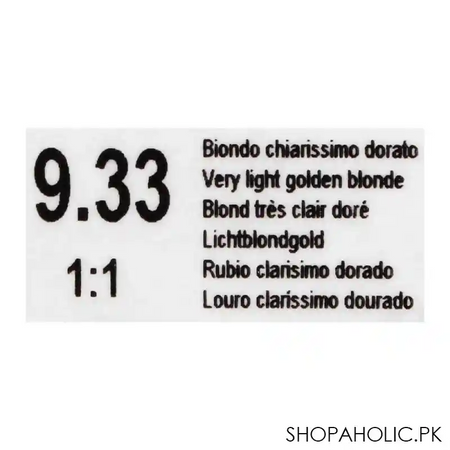 framesi framcolor glamour hair coloring cream, 9.33 very light golden blonde image5