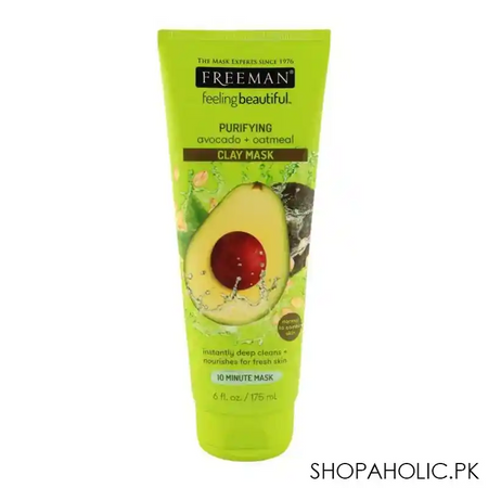 freeman avocado & oatmeal facial clay mask 175ml main image