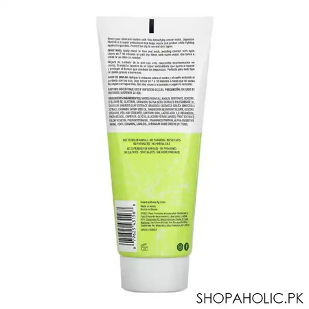 freeman japanese matcha detoxifying cream mask, 175ml image2