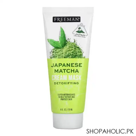 freeman japanese matcha detoxifying cream mask, 175ml main image