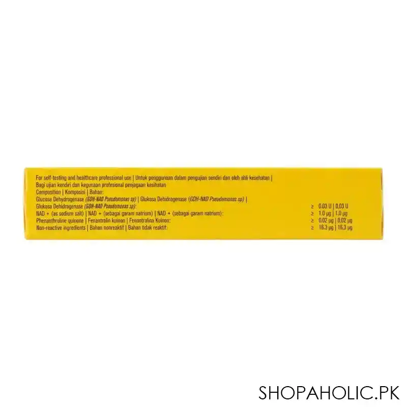 freestyle optium blood glucose test strips, 50 count image3
