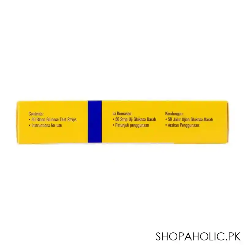 freestyle optium blood glucose test strips, 50 count image4