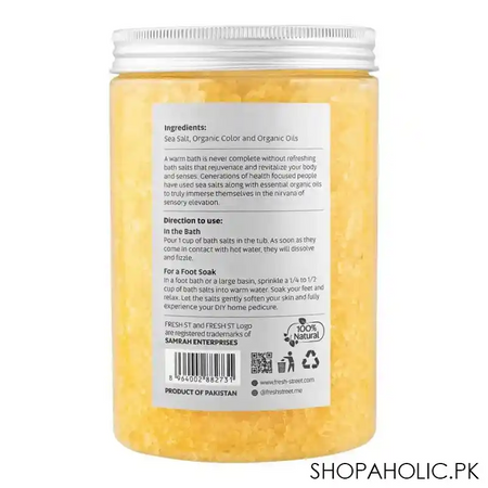 fresh street lemon burst bath salt, 1000g image2