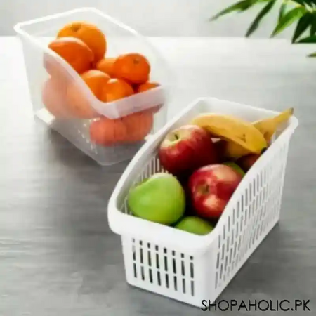fridge basket   multipurpose fruits and vegetables basket main image