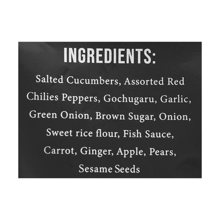 Azadeh's Cuisine Kimchi, Cucumber, 500g - Image 4
