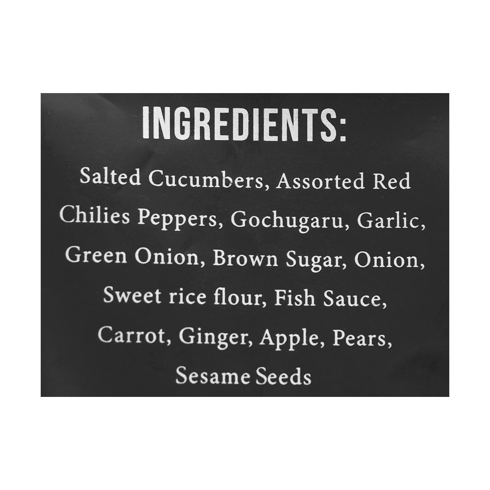 Azadeh's Cuisine Kimchi, Cucumber, 500g - Image 4