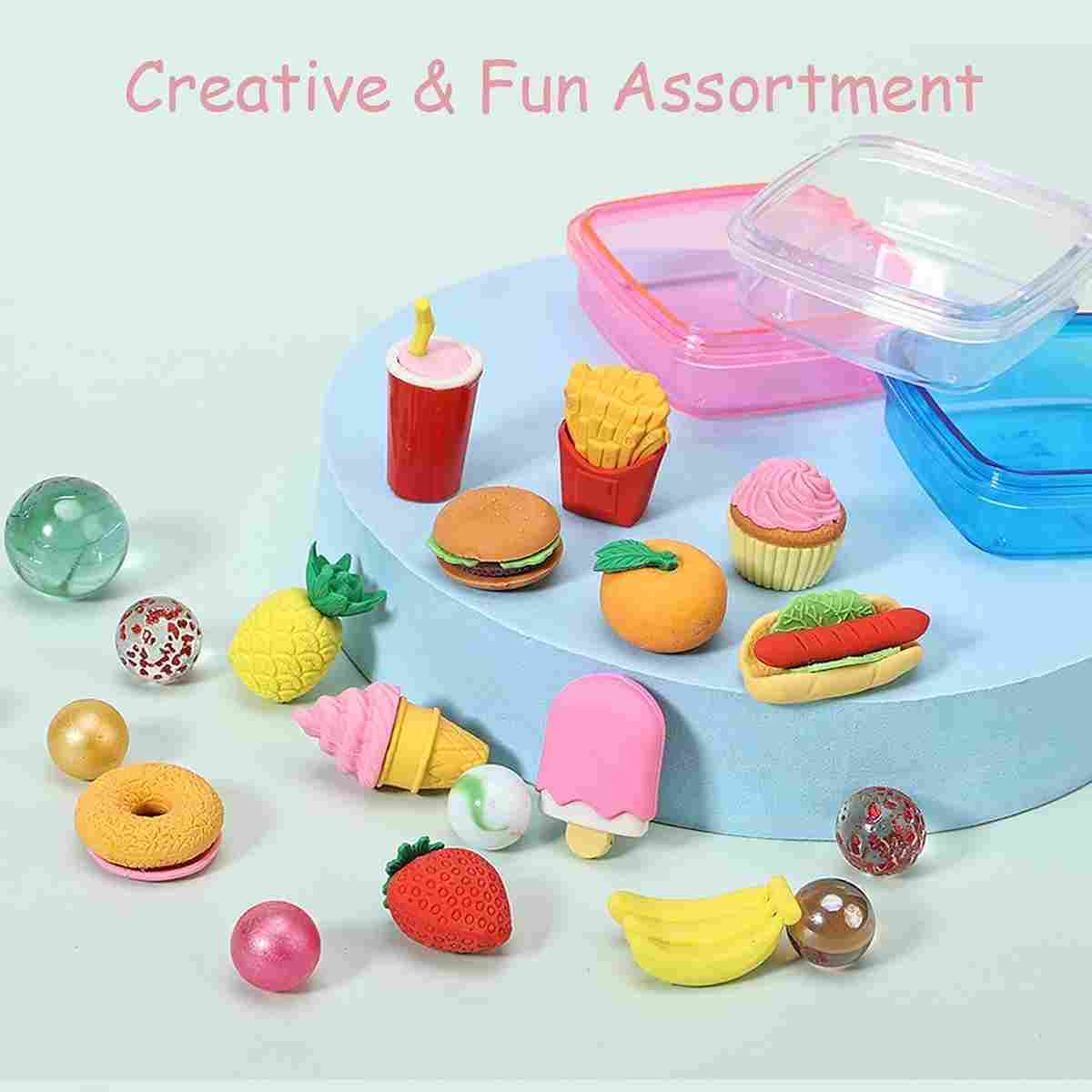 Pack Of 4 Fruit Erasers - Main Image