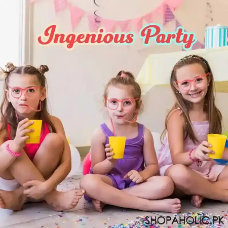 funny drinking straw eyeglasses image4