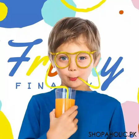 funny drinking straw eyeglasses image5