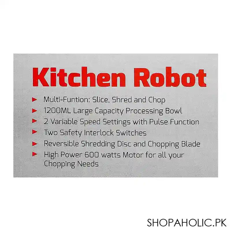 Gaba National Kitchen Robot, 600W, GN-5024/20 - Image 5