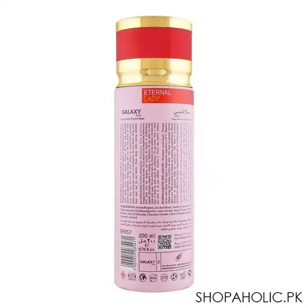 galaxy concept eternal lady pour femme perfume body spray, for women, 200ml image2