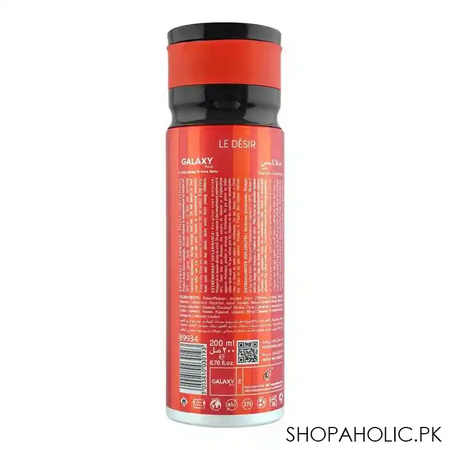galaxy concept le desir pour homme perfume body spray, for men, 200ml image2