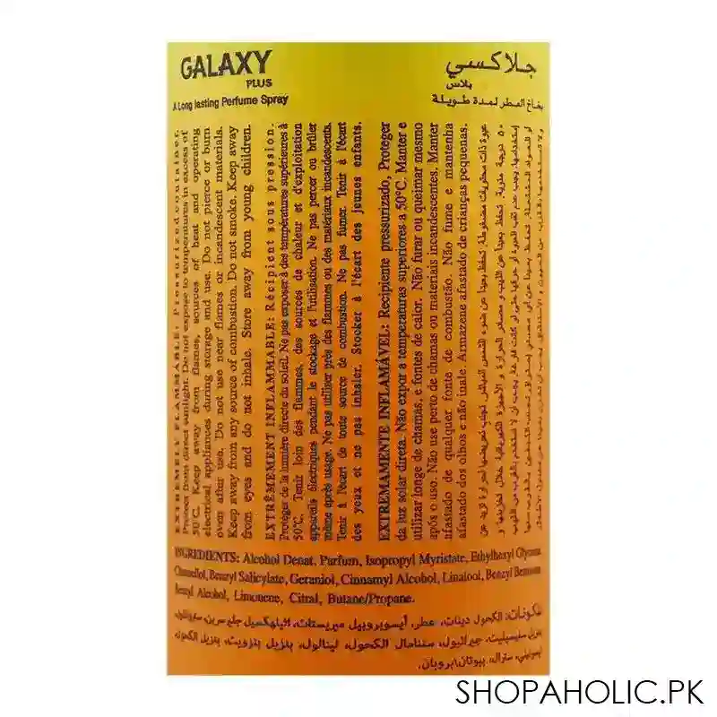 galaxy concept lucky millionaire pour homme perfume body spray, for men, 200ml image3