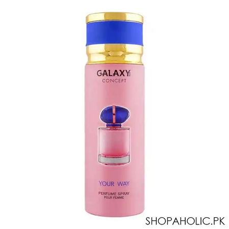 galaxy concept your way pour femme perfume body spray, for women, 200ml main image