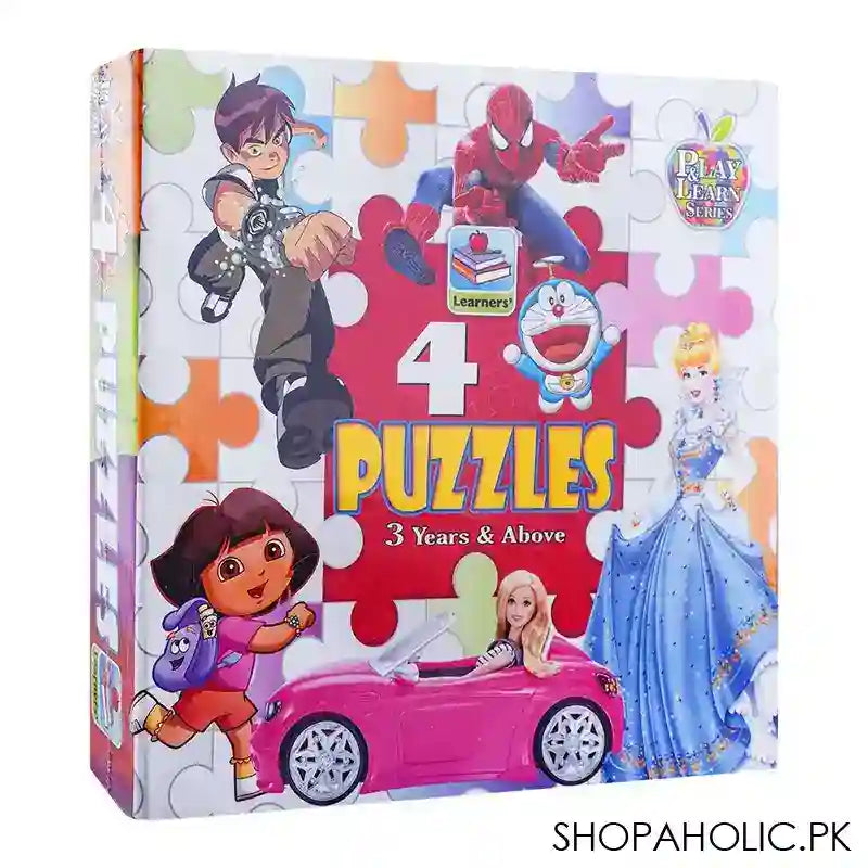 Gamex Cart 4 Puzzles Mix, For 3+ Years, 414-8530 - Main Image