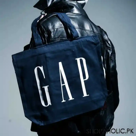 gap heavy canvas zipper tote bag main image