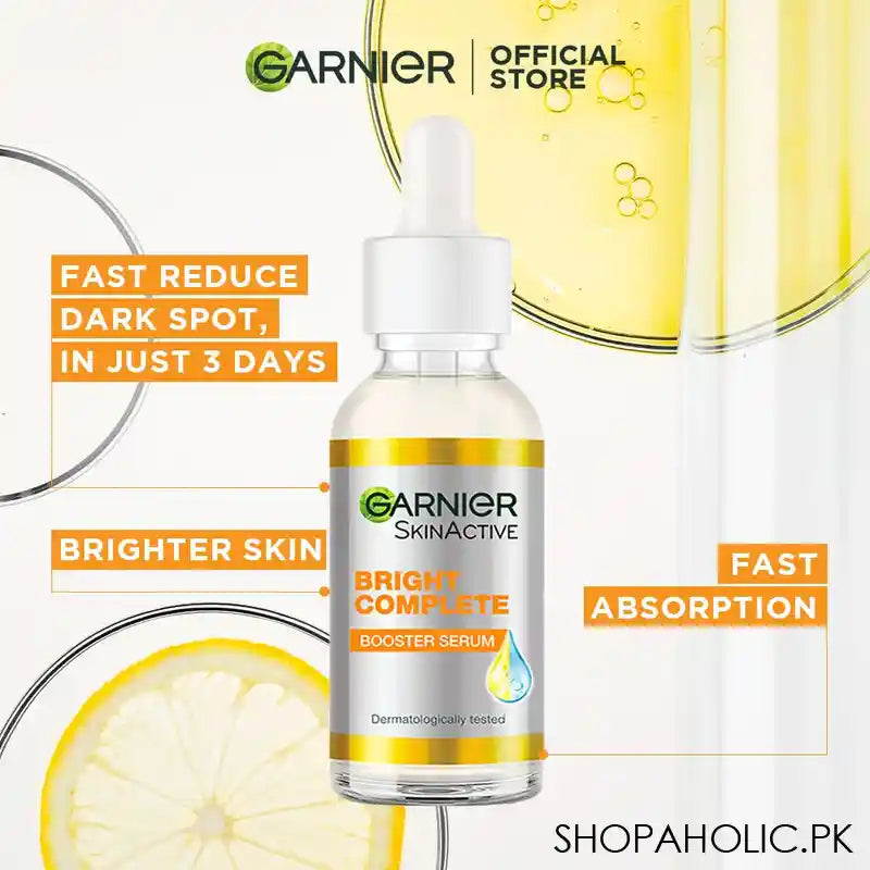 Garnier Bright Complete 30x Vitamin C Booster Serum 30ml - Image 2