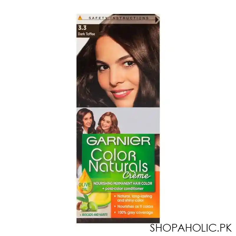 garnier color natural hair color 3.3 main image