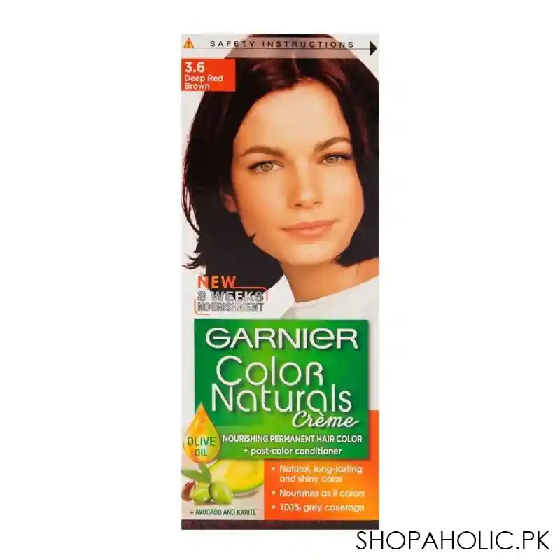 garnier color natural hair color 3.6 main image