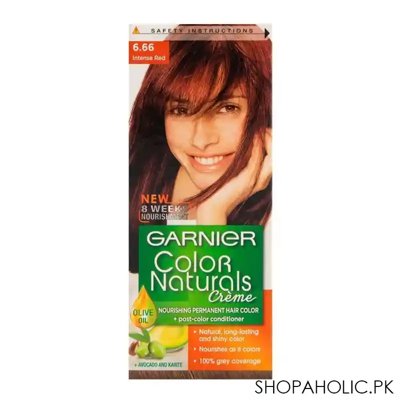garnier color natural hair color 6.66 main image