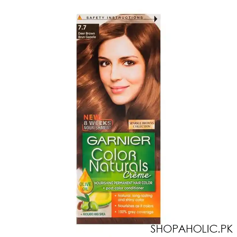 garnier color natural hair color 7.7 main image