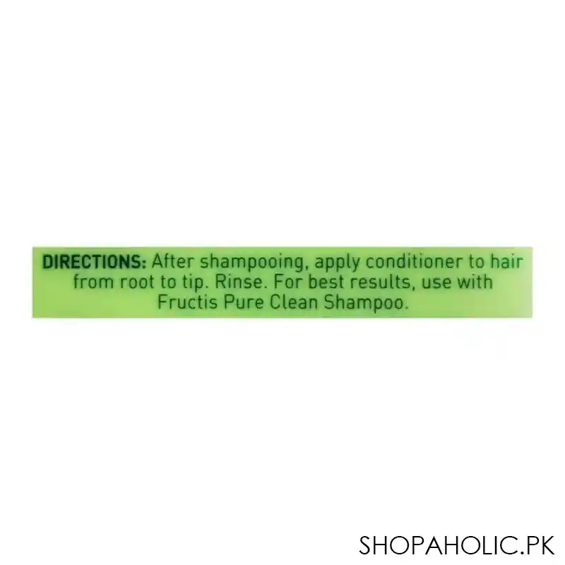 garnier fructis pure clean fortifying conditioner, normal hair, paraben & silicone free, 370ml image4